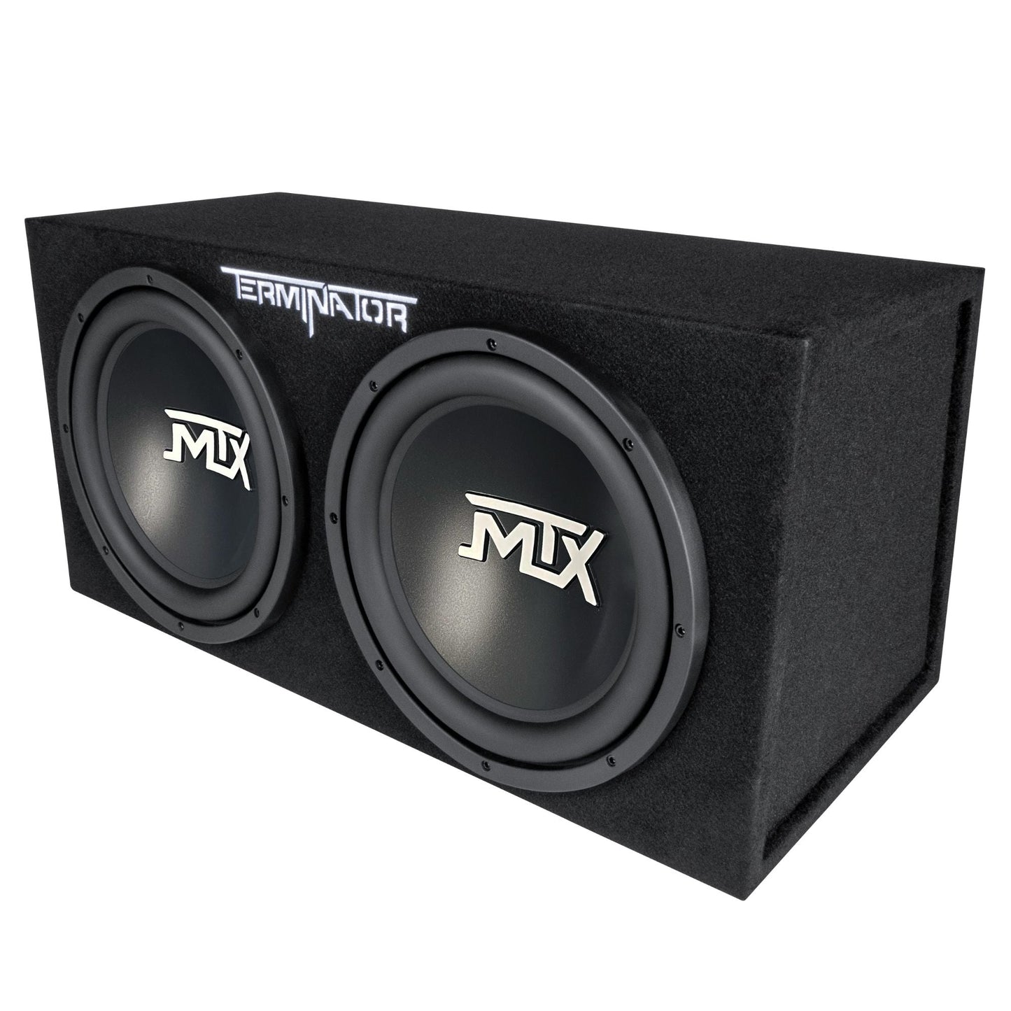 MTX TNE212D 12-Inch 1200-Watt Car Audio Dual Loaded Subwoofer Box Enclosure