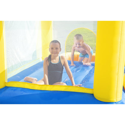 Bestway H2OGO! Beach Bounce Kids Inflatable Outdoor Water Park with Air Blower