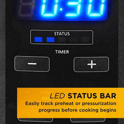 Crock-Pot Multi Function 10 Quart Express Home Food Cooker, Stainless Steel