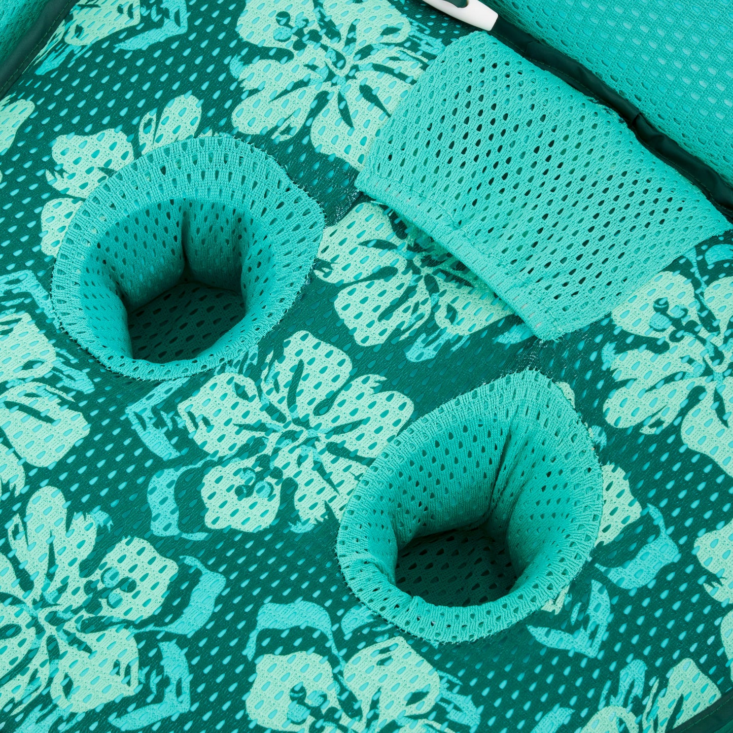 Aqua Leisure Campania 2 in 1 Convertible Water Lounger Pool Inflatable, Floral