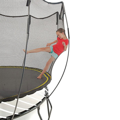 Springfree Large Square Backyard Trampoline With Enclosure and Hidden Frame, 11'