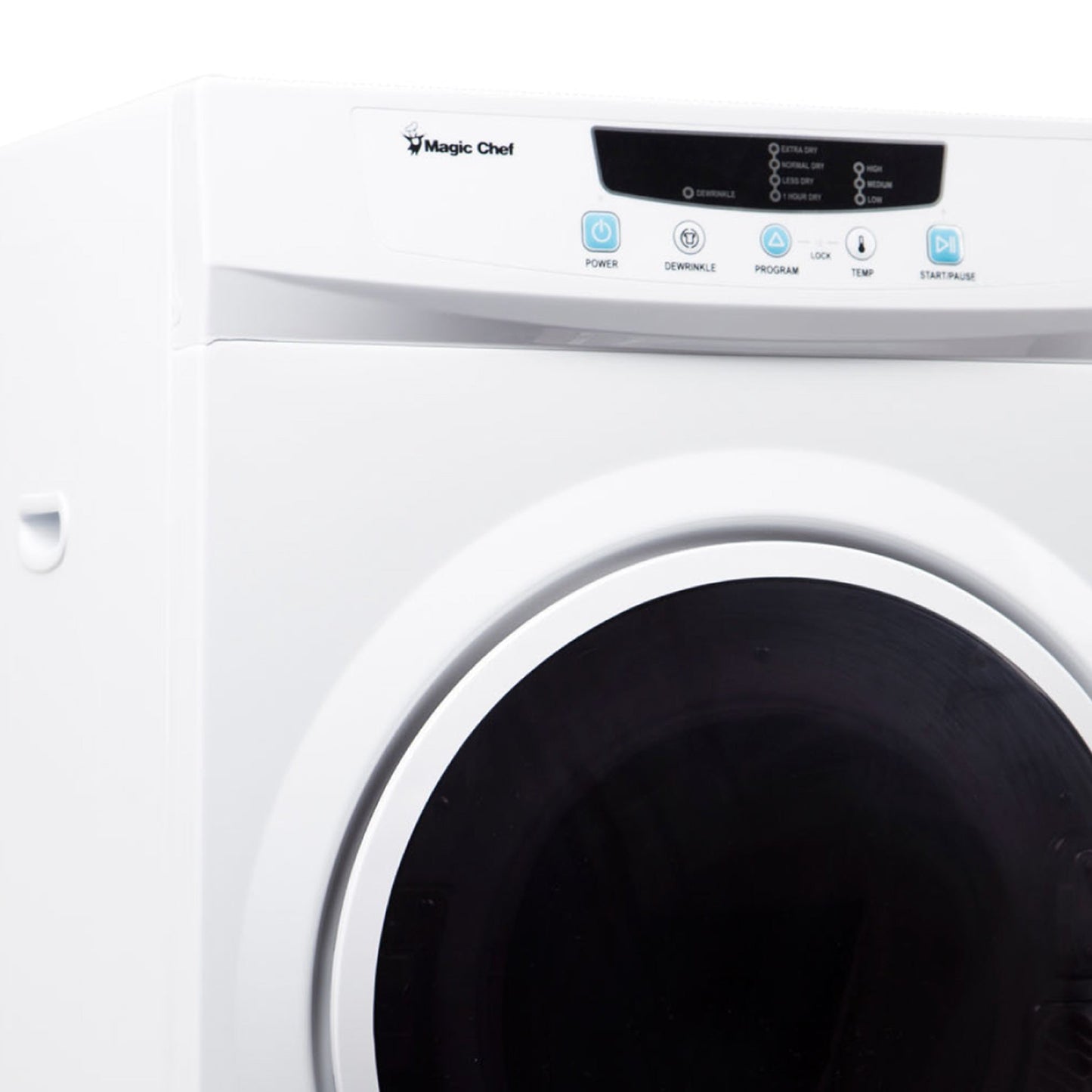 Magic Chef MCSDRY35W 3.5 Cubic Feet Compact Home Laundry Dryer Machine, White