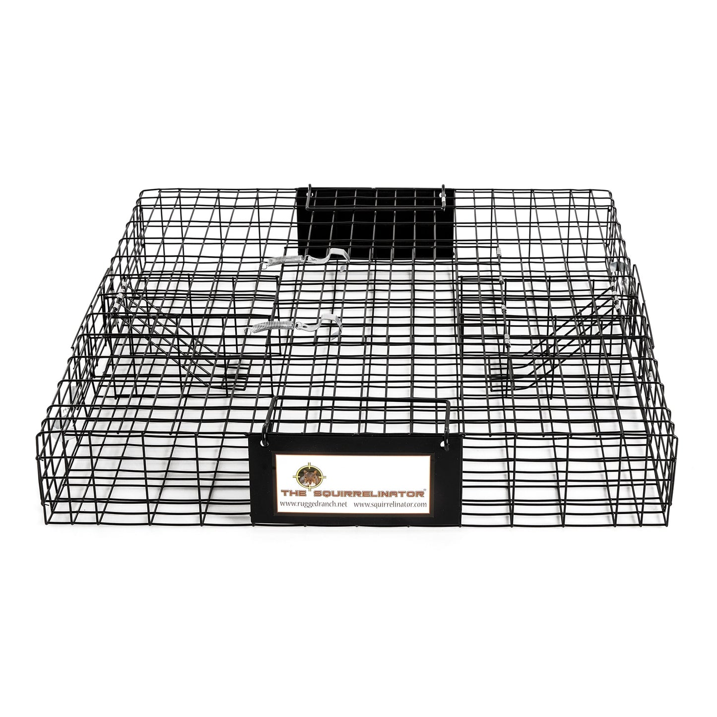Rugged Ranch SQRTO Squirrelinator Trap CatchMor Live Animal 2 Door Metal Cage