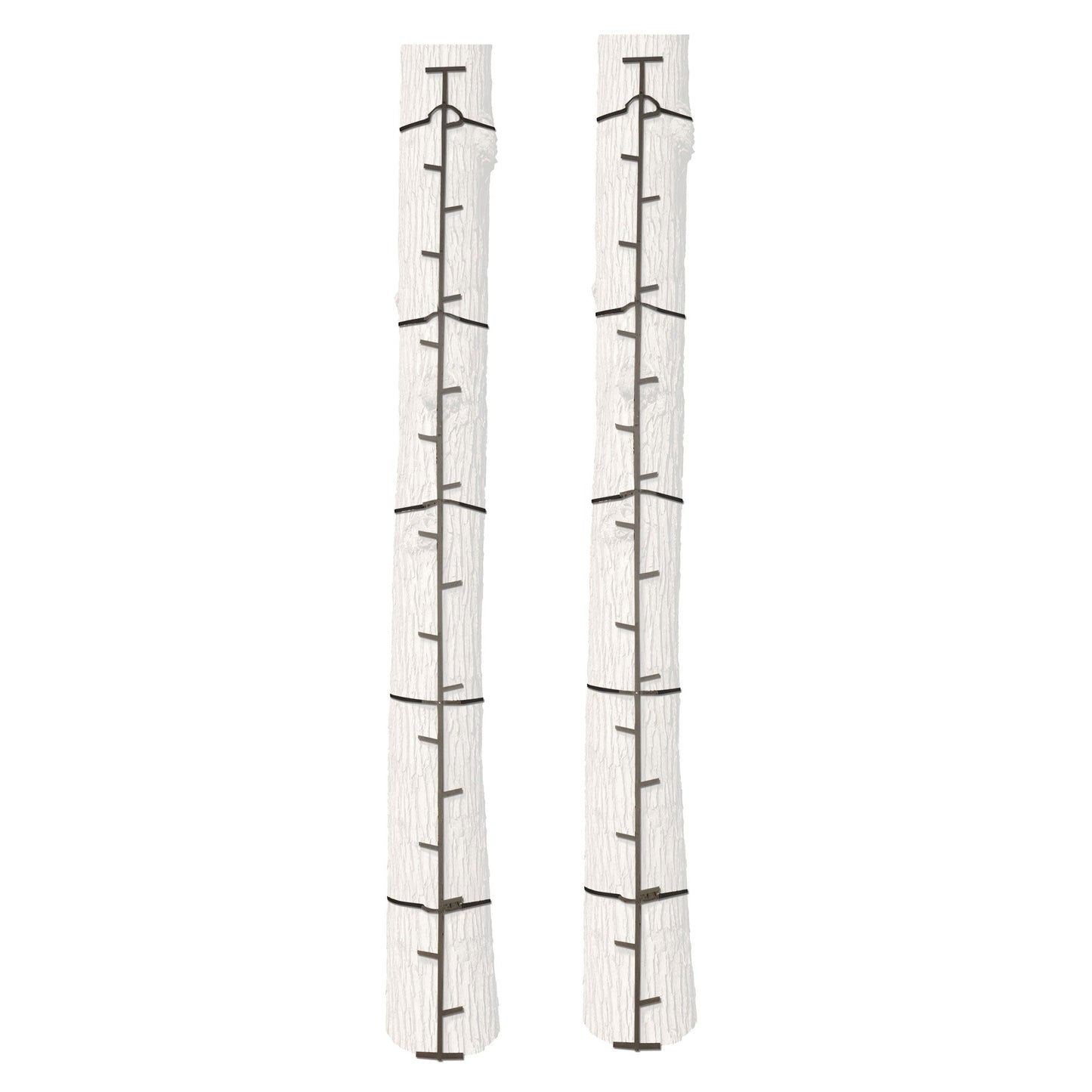 Big Game Hunting Quick Stick Steel Ladder Tree Climbing System, 20 Foot (2 Pack)