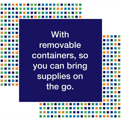 Elizabeth Ward Bead Storage Solutions 82 Piece Craft Supplies Organizer (2 Pack)