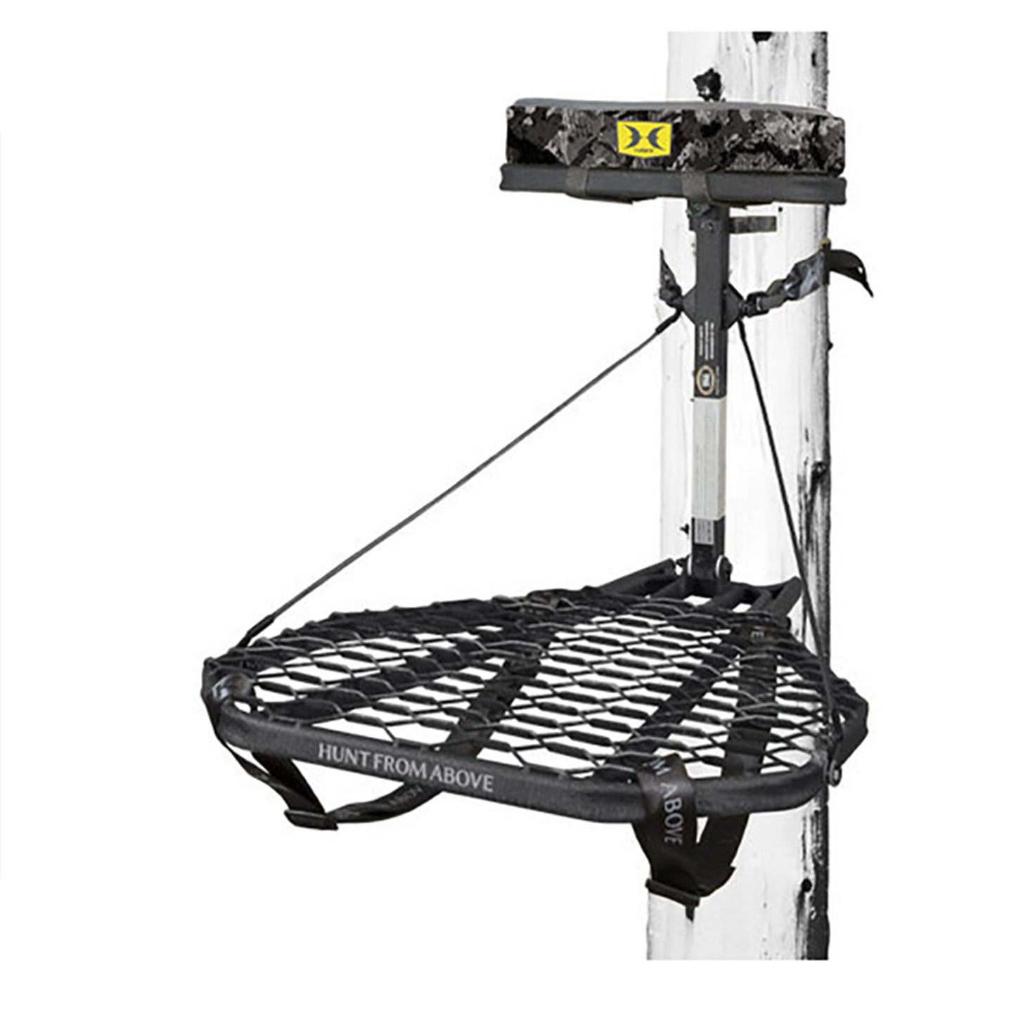 Hawk Ranger Traction Climbing Sticks with Treestand and Full Body Safety Harness