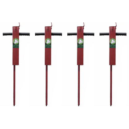 Rugged Ranch Professional Gopher Prod Tool, Red (4 Pack)