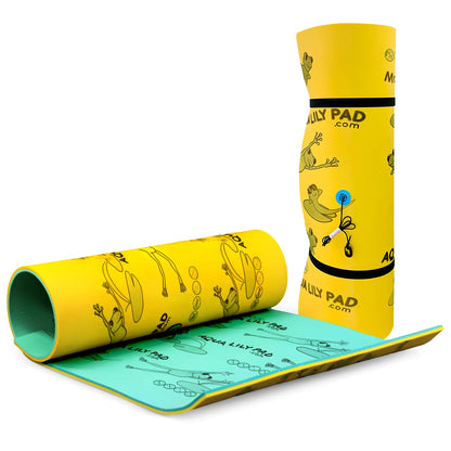 Aqua Lily Pad 18 Ft Long Water Mat Playground Floating Foam Pad for Lake & Pool