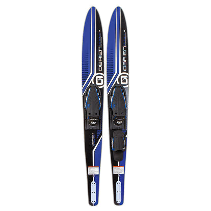 O'Brien Watersports 2191120 Adult 68 inches Celebrity Water skis, Blue and Black