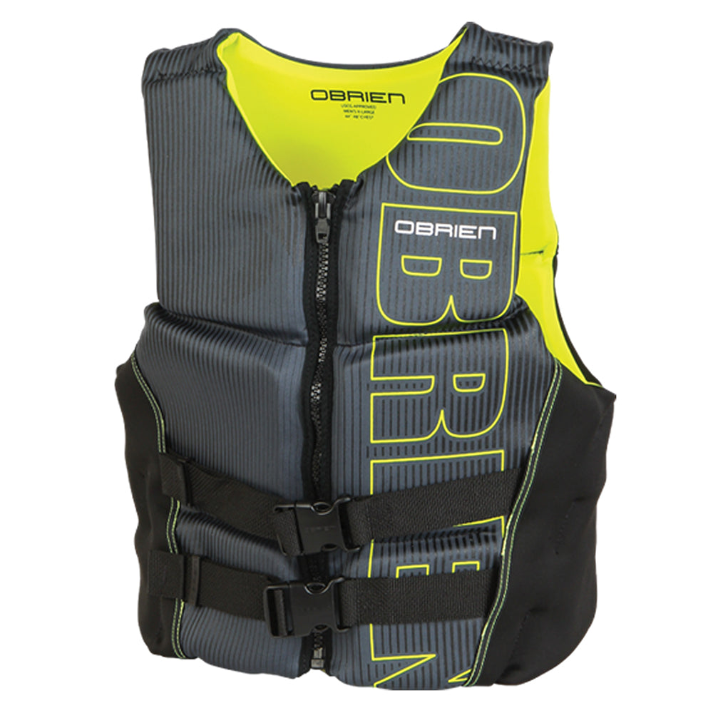 O'Brien Watersports Men's Flex V-Back Lightweight Life Jacket Medium, Yellow