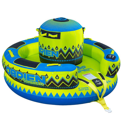 O'Brien Sombrero 4 Person Inflatable Towable Boating Water Sports 88 Inch Tube