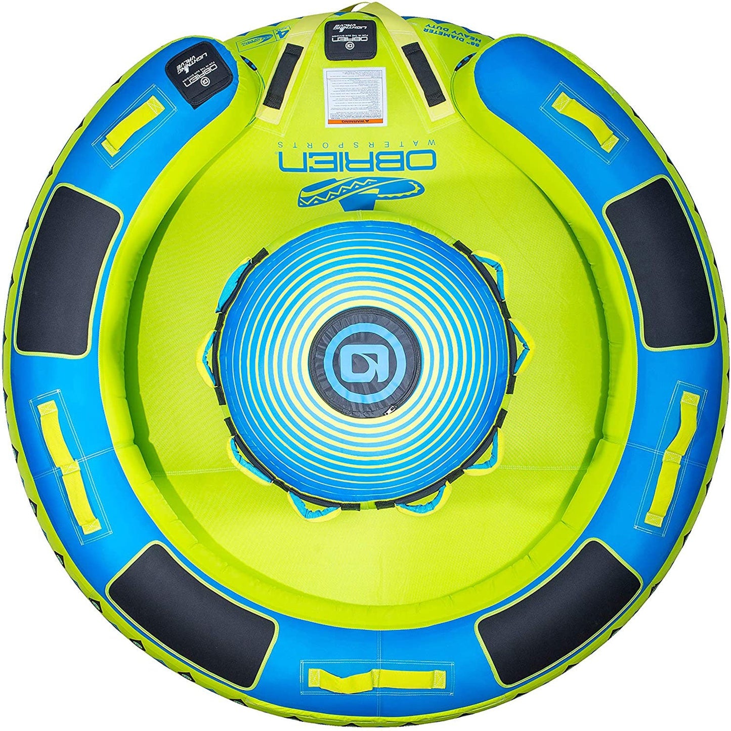 O'Brien Sombrero 4 Person Inflatable Towable Boating Water Sports 88 Inch Tube