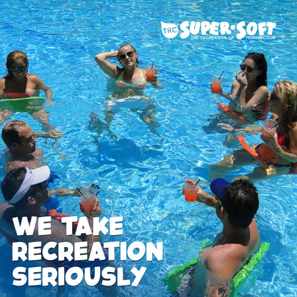 TRC Recreation Lazy Bunz Foam Water Saddle Swimming Pool Lounger Float, Red