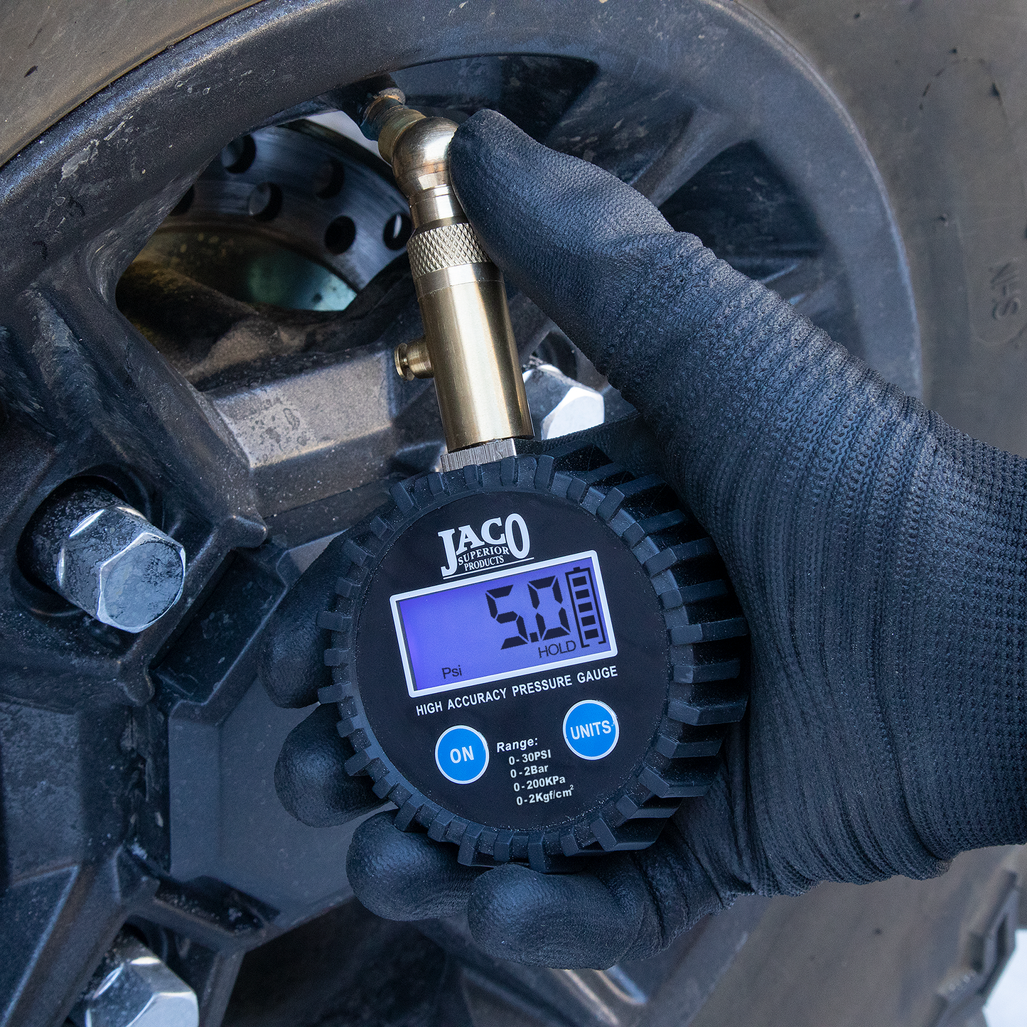 Elite® Digital Low Pressure Tire Gauge - Professional Accuracy - 30 PSI