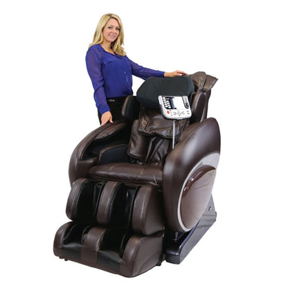 Osaki OS-4000T Zero Gravity Computer Body Scan Reclining Massage Chair, Brown