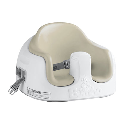 Bumbo Baby Toddler Adjustable 3-in-1 Booster Seat/High Chair and Tray, Taupe