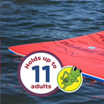 Aqua Lily Pad 20' All American 2 Layer Water Playground Floating Foam Island