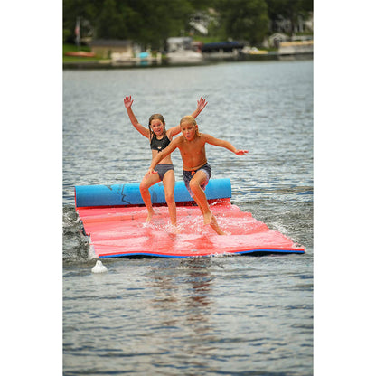 Aqua Lily Pad 20' All American 2 Layer Water Playground Floating Foam Island