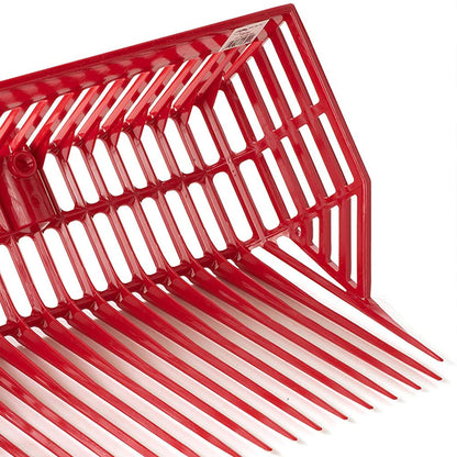 Little Giant DuraPitch Polycarbonate Pitch Fork Head with Basket Design, Red