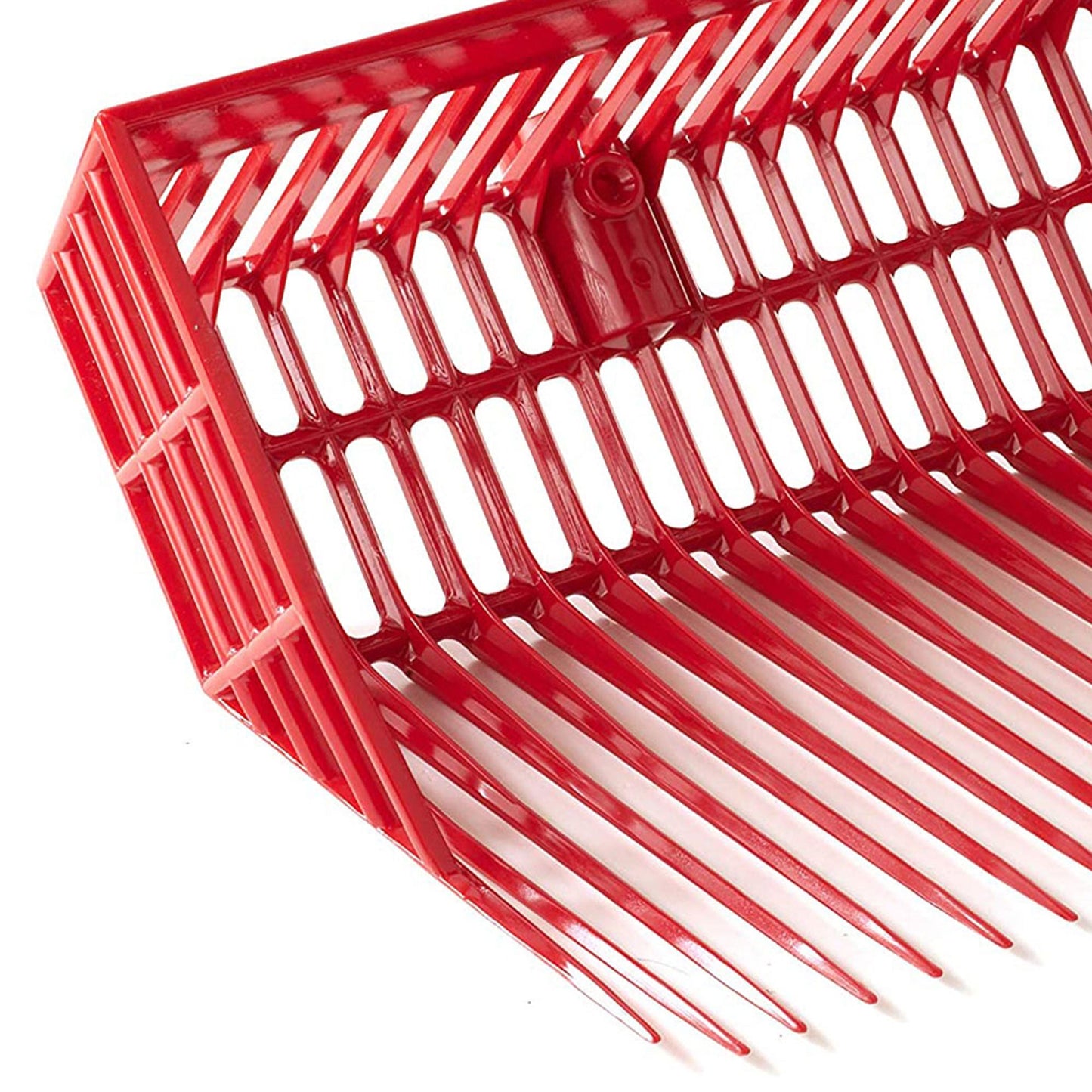 Little Giant DuraPitch Polycarbonate Pitch Fork Head with Basket Design, Red