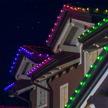 Home Heritage Lumations 15.8 Ft RGB LED Indoor/Outdoor String Lights, 20 Count