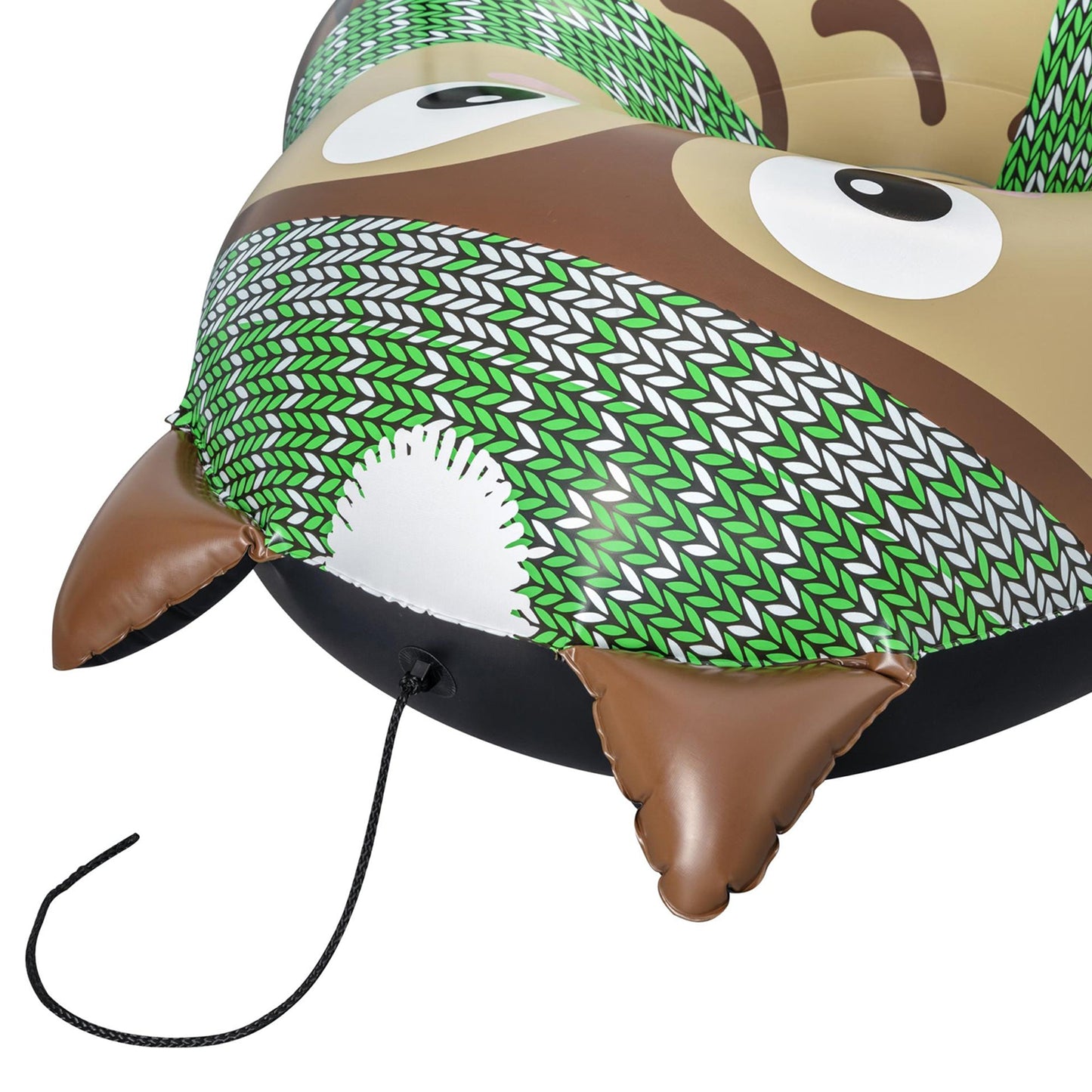 H2OGO! Snow 50 x 48" Oakley the Owl 1 Person Inflatable Winter Snow Tube Sled