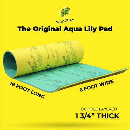 Aqua Lily Pad Water Mat Playground Float Pad & Buoyant Vinyl Foam Pool Noodle