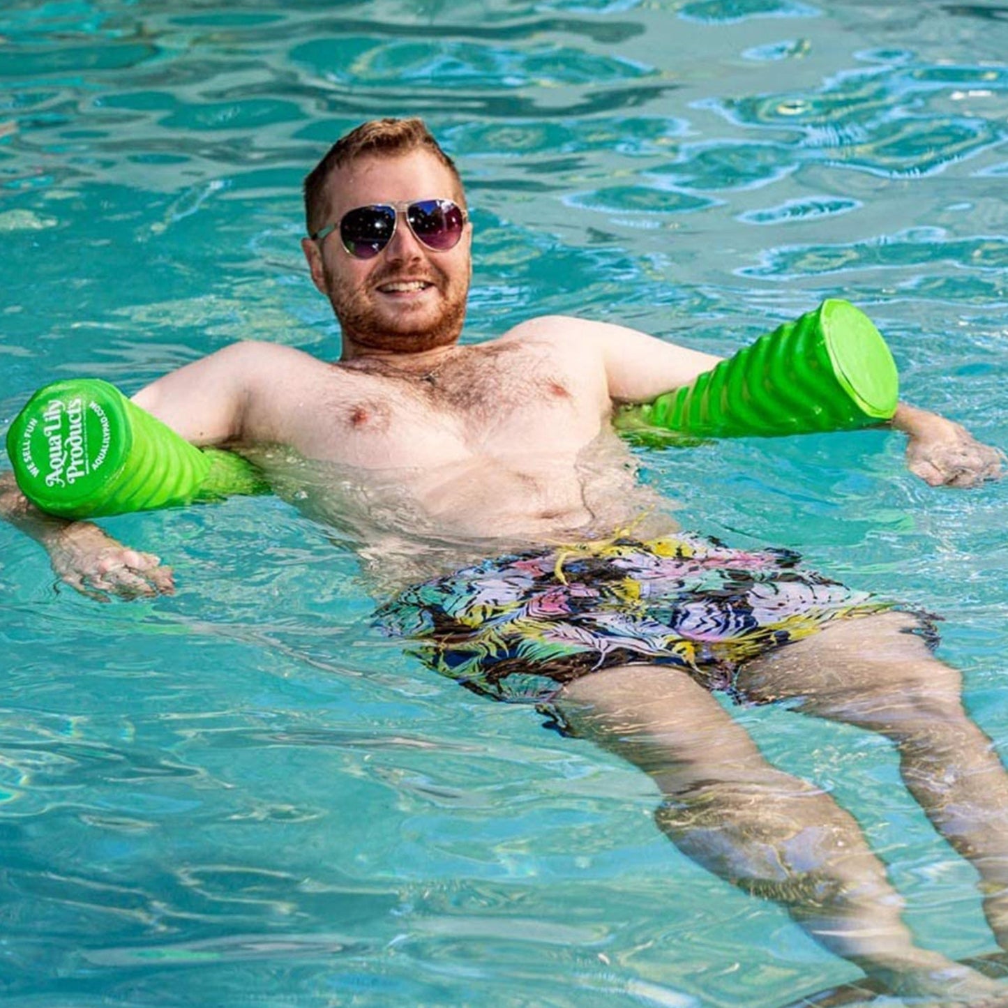 Aqua Lily Pad Water Mat Playground Float Pad & Buoyant Vinyl Foam Pool Noodle