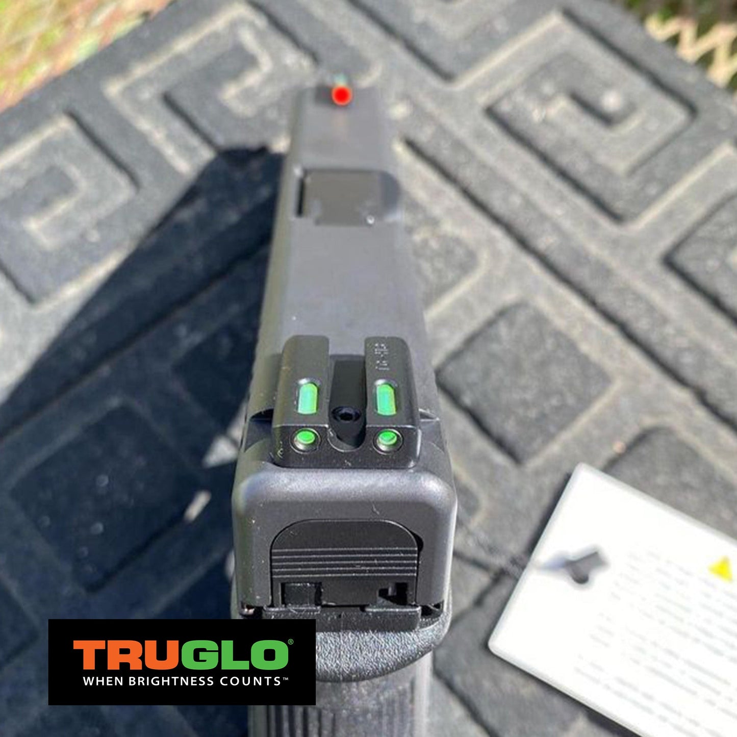 TruGlo Fiber Optic Handgun Pistol Sight Accessories, Fits S&W M&P, SD9, SD40