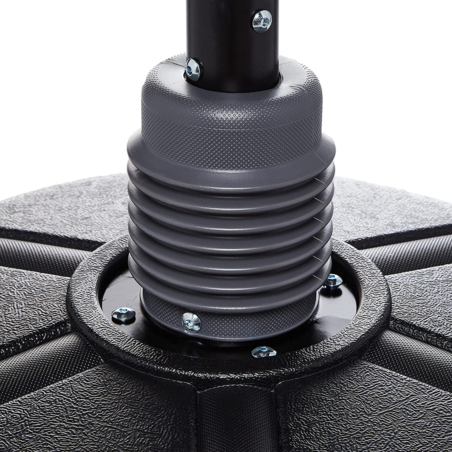 Everlast OmniFlex Adjustable Freestanding Workout Boxing Punching Bag, Silver