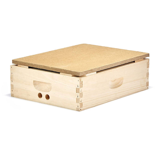 Little Giant Beekeeping Bee Hive Winterizer Hot Box with Moisture Board, Pine