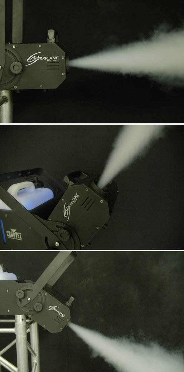 Chauvet DJ Hurricane 1800 H1800 Flex Fog/Smoke Machine W/4 FJU Gallons Fog Juice