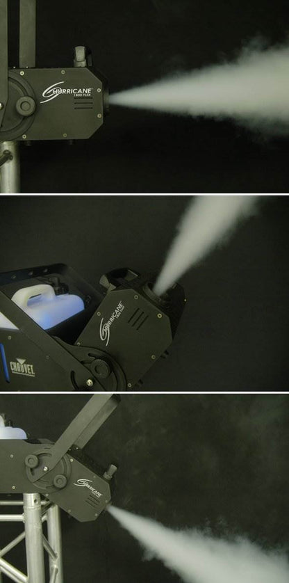 Chauvet DJ Hurricane 1800 H1800 Flex Fog/Smoke Machine W/4 FJU Gallons Fog Juice