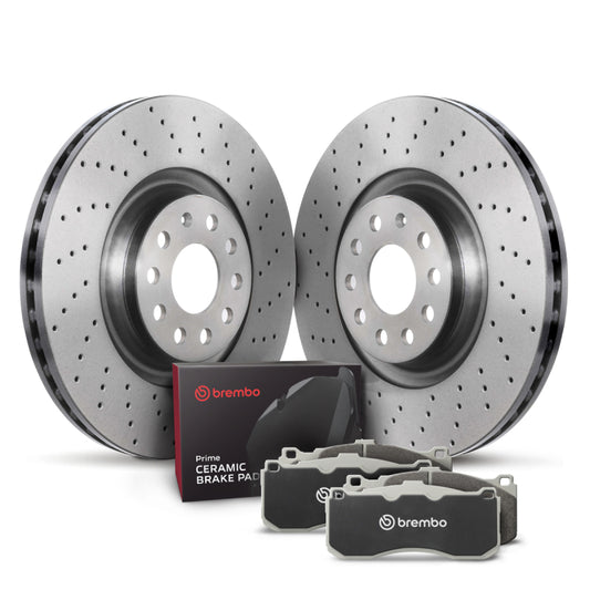 Brembo OE 03-11 Saab 9-3 Rear Disc Brake Kit