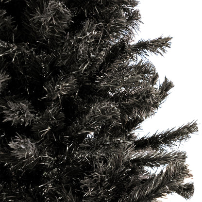 National Tree Company 4 Foot Full Unlit Artificial Christmas Holiday Tree, Black