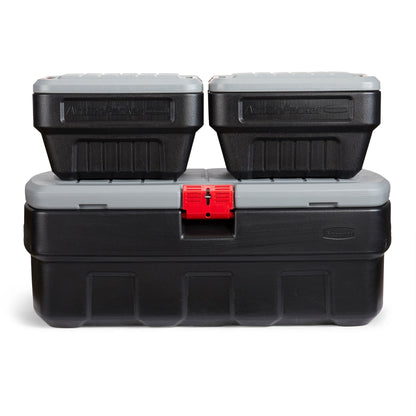 Rubbermaid 48 & 8 Gallons Action Packer Lockable Latch Storage Box Tote Bundle