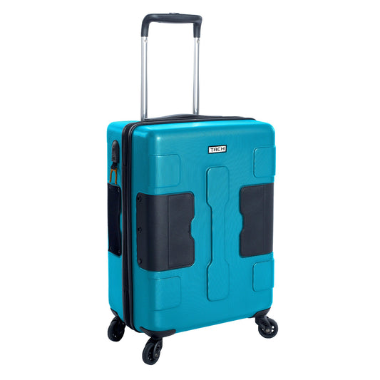 TACH V3.1 Connectable Hard Shell Carry On Spinner Suitcase Luggage Bag, Sky Blue