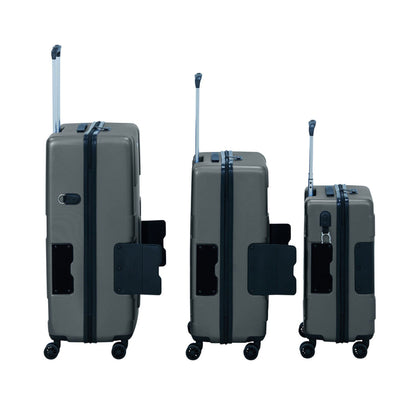 TACH V3.1 Connectable Hardside Luggage Set, 3 Piece Set, Gray