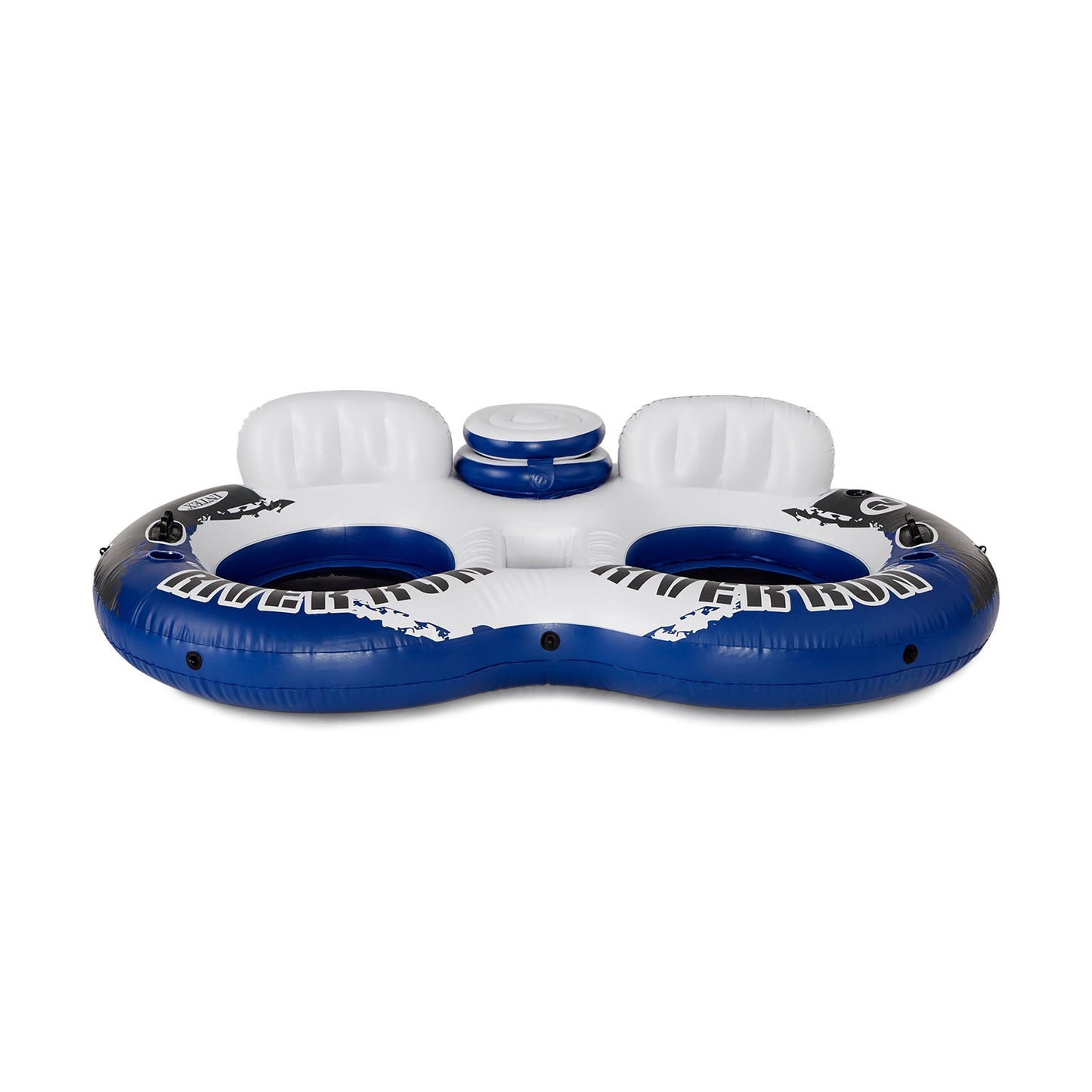 Intex River Run II 2 Person Water Tubes Outdoor Pool Lake Floating Raft Lounger