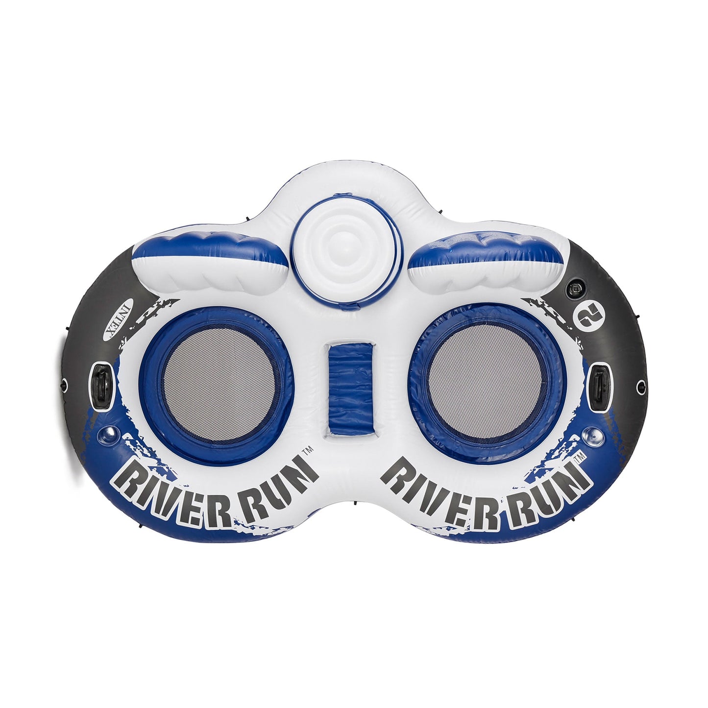 Intex River Run II 2 Person Water Tubes Outdoor Pool Lake Floating Raft Lounger