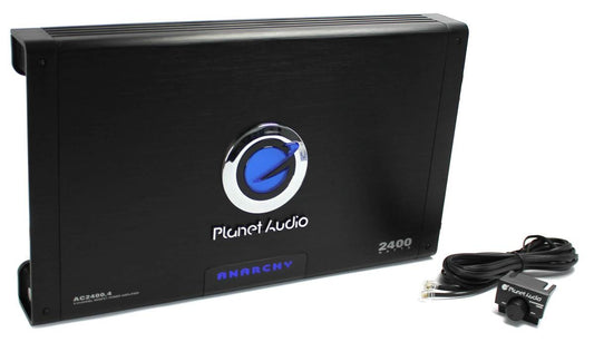 Planet Audio AC2400.4 2400W 4 Channel Car Power Amplifier Amp AC24004+Remote