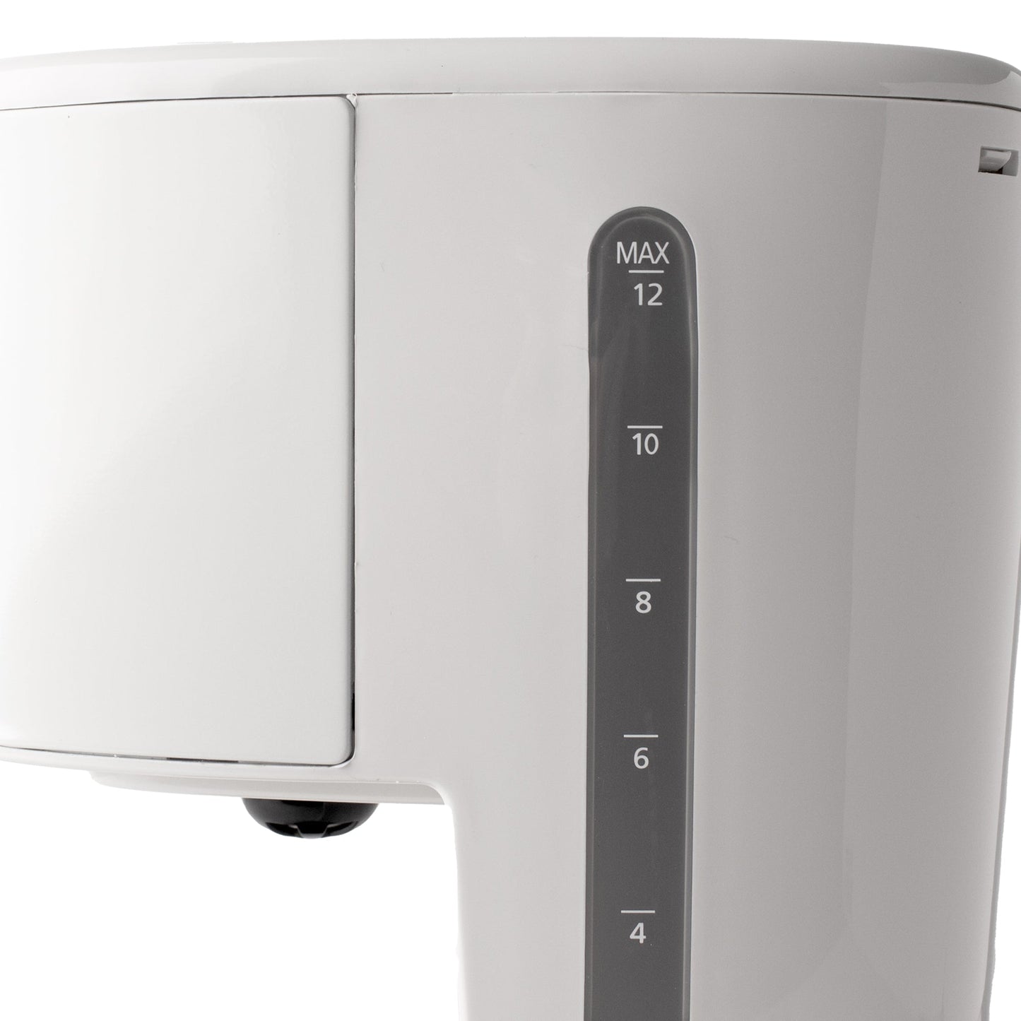 Haden Coffee Machine, 12 Cup Programmable Drip Coffee Maker, Ivory & Chrome