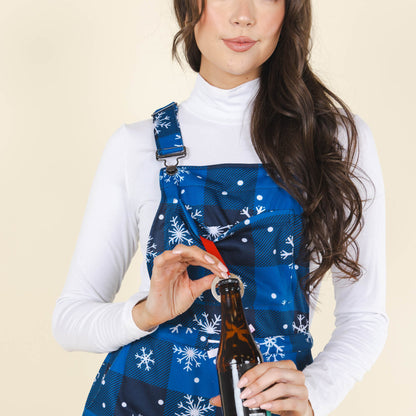 The In A Flurry | Snowflake Buffalo Check Women's Pajamaralls®
