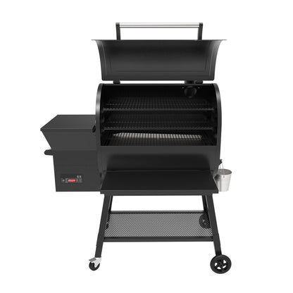 LifePro SCSP1500LP 1500 Square Inch Barrel Precision Wood Pellet Smoker Grill