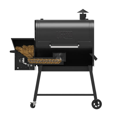 LifePro SCSP1500LP 1500 Square Inch Barrel Precision Wood Pellet Smoker Grill