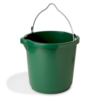 Farm Innovators Oversized 5 Gallon Plastic Flat Back Heated Bucket, 120 Watt