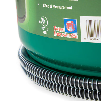 Farm Innovators Model HB-60 Oversized 2 Gallon Plastic Heated Bucket, 60 Watt