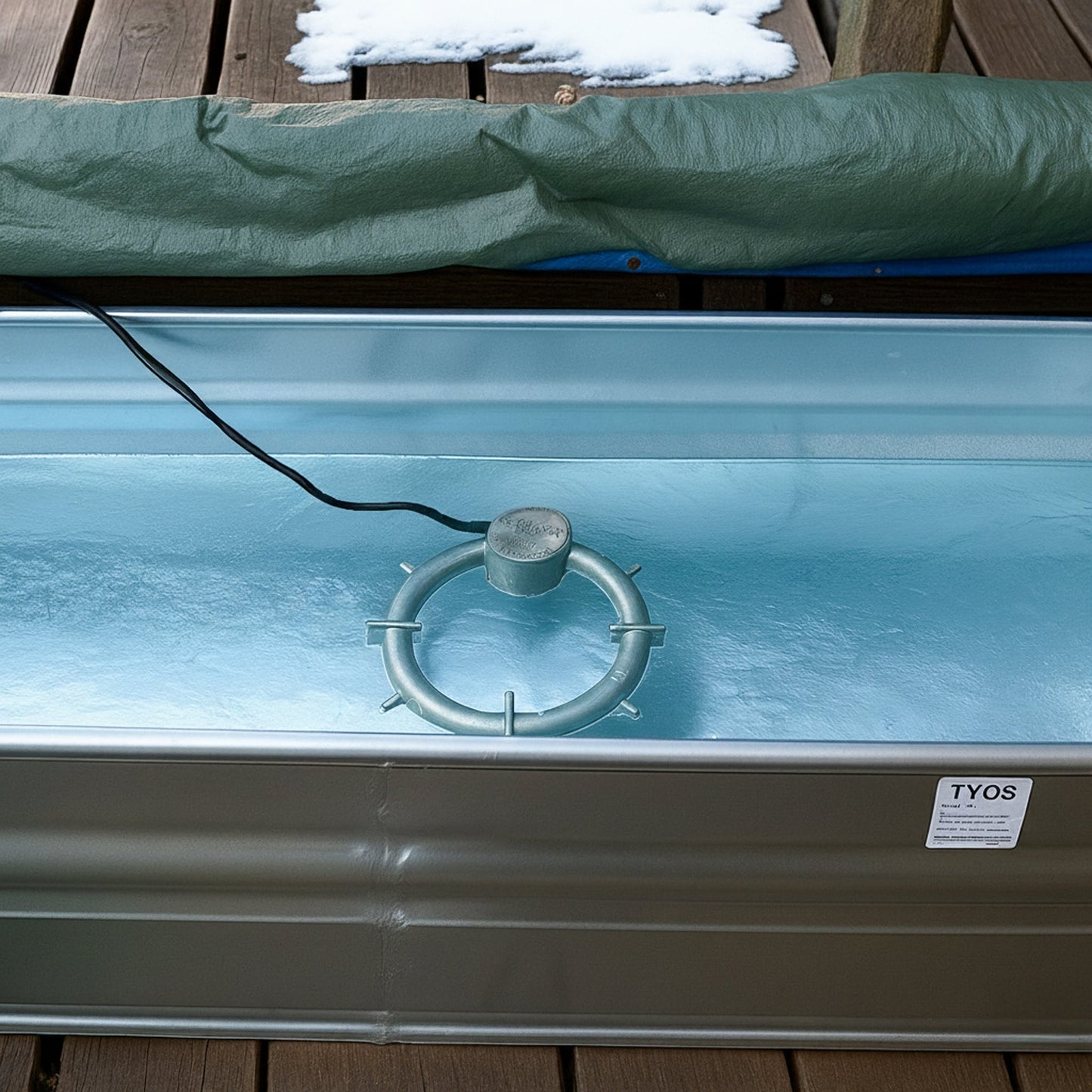 Farm Innovators W-409 Submergible Bucket Heater with Attached Guard, 1000 Watt