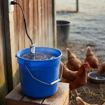 Farm Innovators W-449 Submergible Bucket Heater with Attached Guard, 1000 Watt