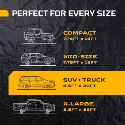 AutoFloorGuard AFG8520 8.5 Ft by 20 Ft SUV / Truck Size Garage Containment Mat